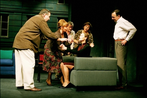 Krzysztof Kowalewski (Pan Cholley), Agnieszka Pilaszewska (Pani Cholley), Monika Krzywkowska (Pani Leburn), Janusz Michałowski (Pan Bouvier), Marta Lipińska (Pani Bouvier), Leon Charewicz (Pan Leburn)