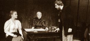 Maria Pakulnis (Regina), Halina Mikołajska (Pani Alving), Cezary Morawski (Oswald)